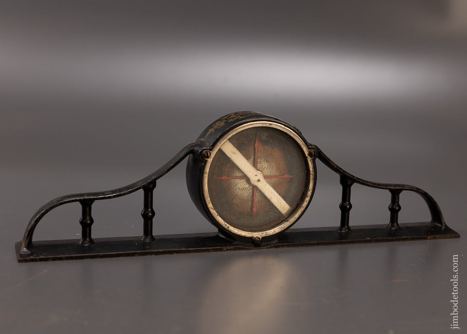 Spectacular MELLICK PATENT Inclinometer with Good Pinstriping - 109297