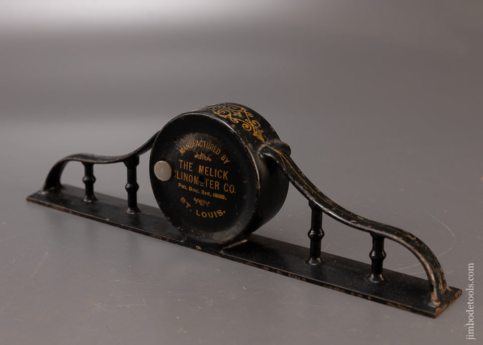 Spectacular MELLICK PATENT Inclinometer with Good Pinstriping - 109297