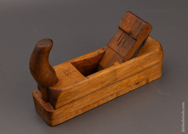 Fine European Horned Wooden Smooth Plane - 109555