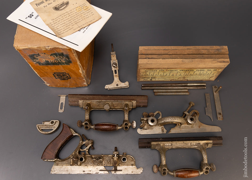 100% Complete STANLEY No. 55 Combination Plane - 110143