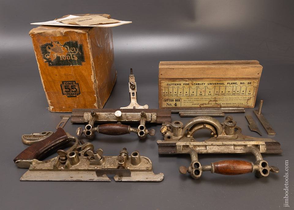 100% Complete STANLEY No. 55 Combination Plane - 110143