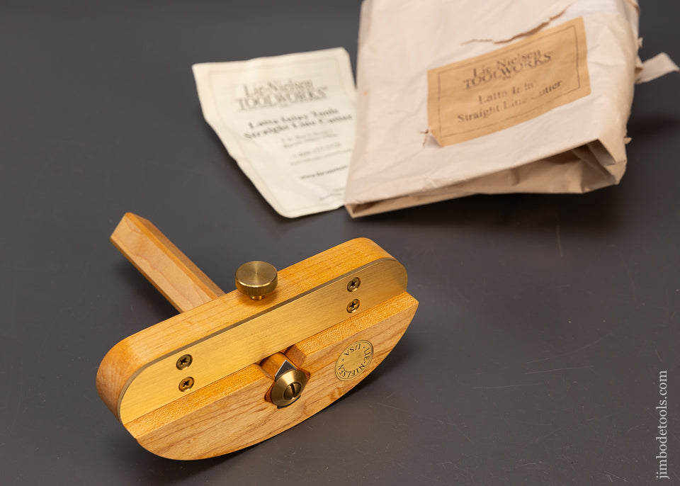LIE NIELSEN Latta Inlay Tools Slicing Gauge Mint in Wrapper - 110353