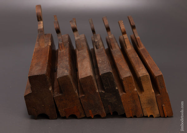 Good Working Set of 7 Side Bead Moulding Planes - 110385