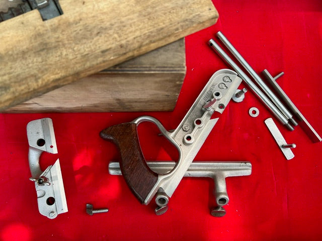 100 Complete & Mint STANLEY No. 50 Combination Plow Plane in Custom Box - 110590