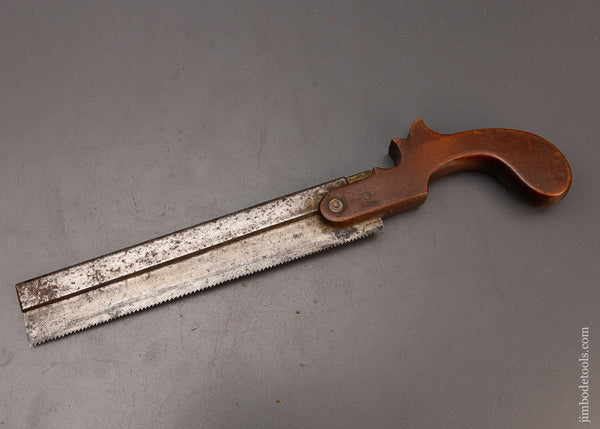 Unusual Back Saw with Turkish Style Handle Dovetail Saw - 110982