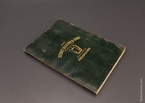 REPRINT Ca. 1976 of 1914 Catalog HENRY DISSTON & SONS - 110995