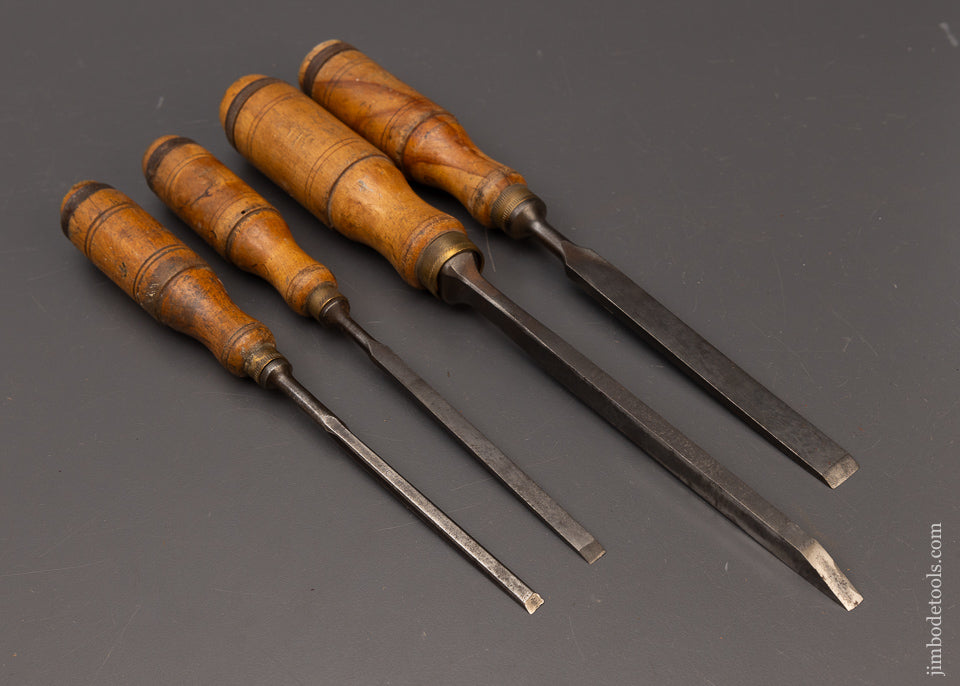 4 Vintage Swedish ESKILSTUNA Chisels - 111008