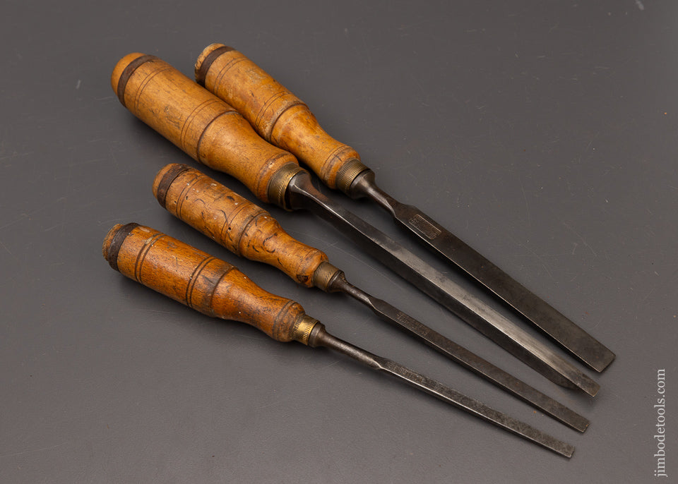 4 Vintage Swedish ESKILSTUNA Chisels - 111008