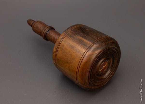 Fancy Lignum Vitae English Carving Mallet 2 Pound - 111054