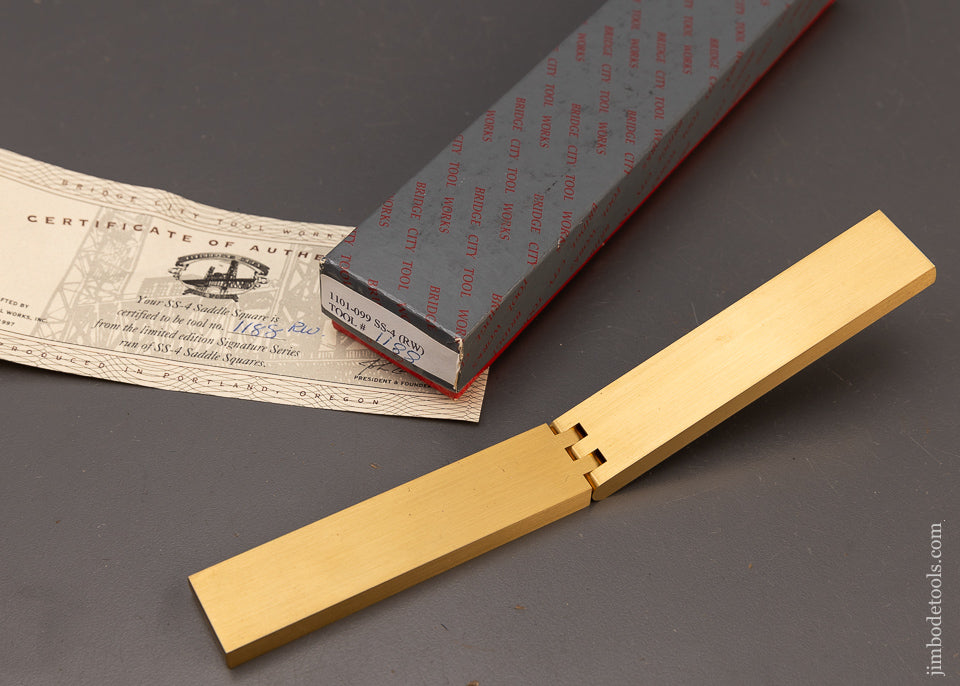 BRIDGE CITY TOOL WORKS SS-4 Rosewood Mint in Box - 111058