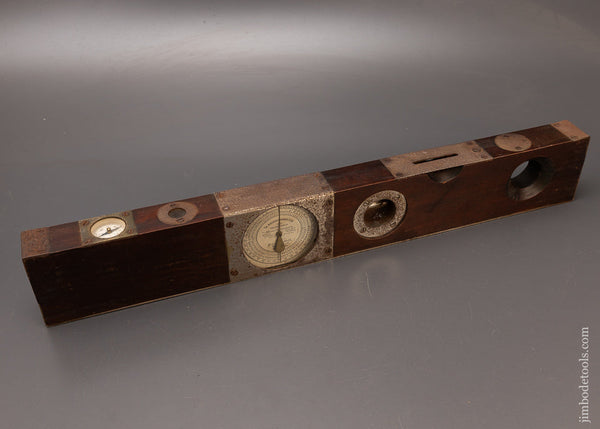 Crisp Clean EDWARD HELB PATENT Inclinometer Level - 111059