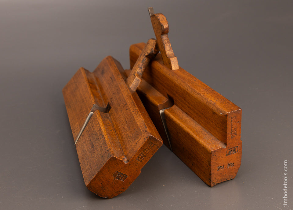 Good User Matched Pair of No. 16 Hollow & Round Moulding Plane - 111076
