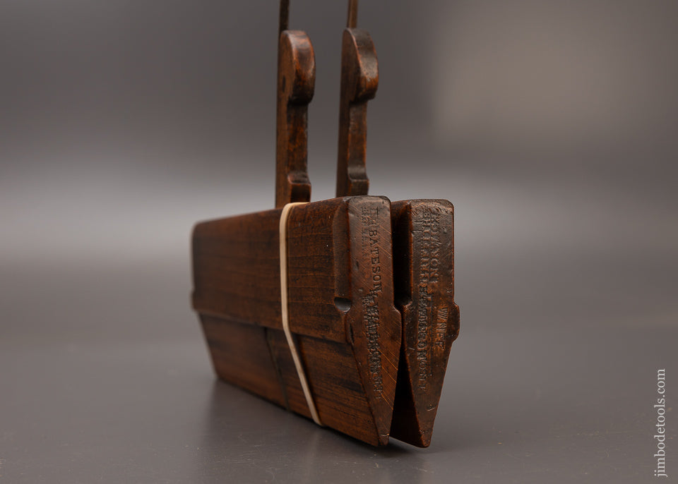 Matched Pair of English Side Rabbet Planes by GRIFFITHS NORWICH circa 1803-1958 Good+ - 111093