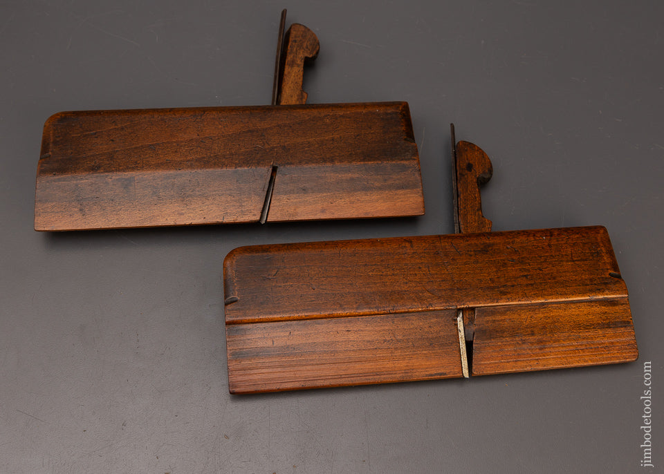 Matched Pair of English Side Rabbet Planes by GRIFFITHS NORWICH circa 1803-1958 Good+ - 111093