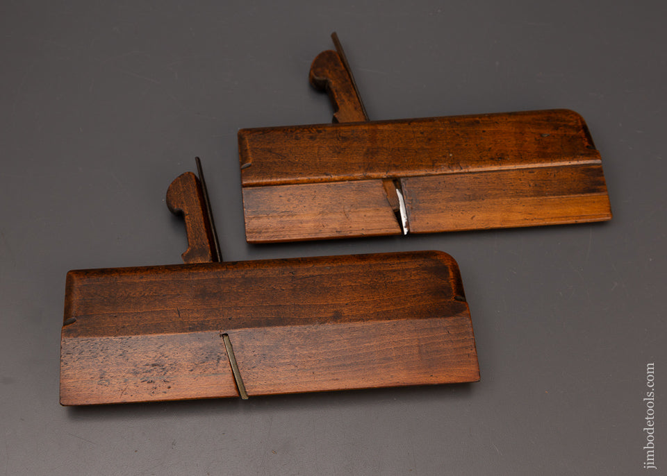 Matched Pair of English Side Rabbet Planes by GRIFFITHS NORWICH circa 1803-1958 Good+ - 111093
