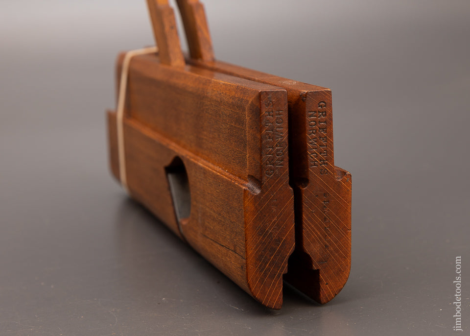 Fine Pair of GRIFFITHS NORWICH Side Round Moulding Plane 1803-1958 - 111094