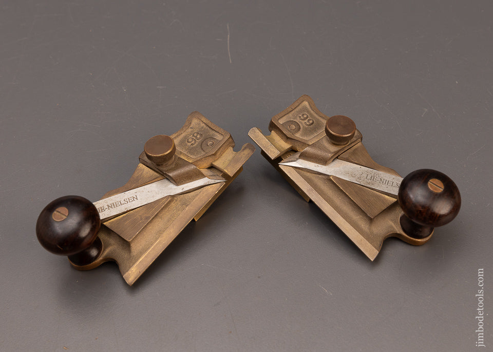 DISCONTINUED LIE NIELSEN No. 98 & 99 Side Rabbet Planes with Rosewood ...