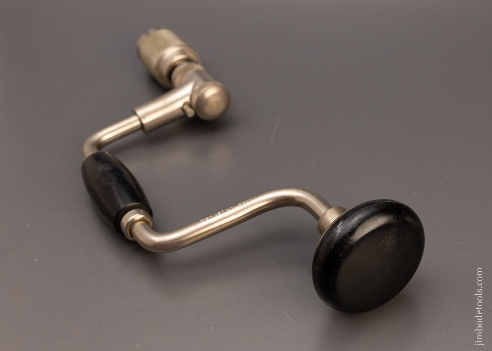 8 Inch STANLEY YANKEE No. 2101A Heavy Duty Bit Brace Near Mint - 111114