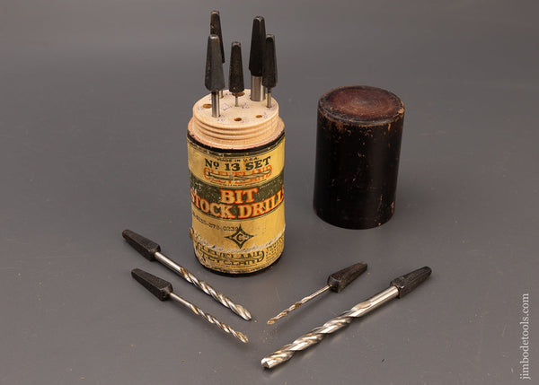 Set of Bit Stock Drills No. 13 CLEVELAND Mint in Box - 111141