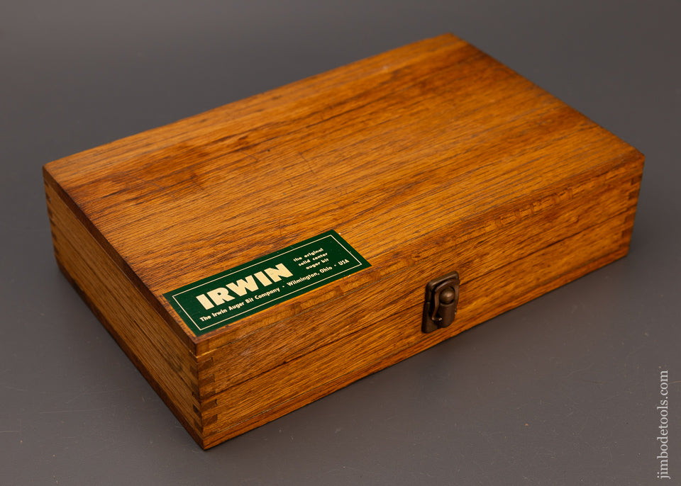 Complete Set of 13 IRWIN Auger Bits DEAD MINT in Original Box - 111115