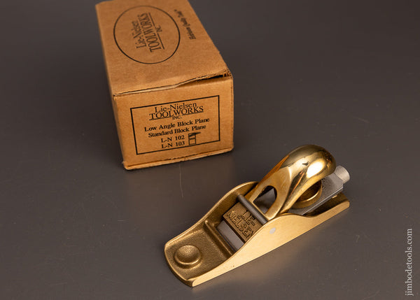 Bronze LIE NIELSEN No. 102 Low Angle Block Plane - 111180