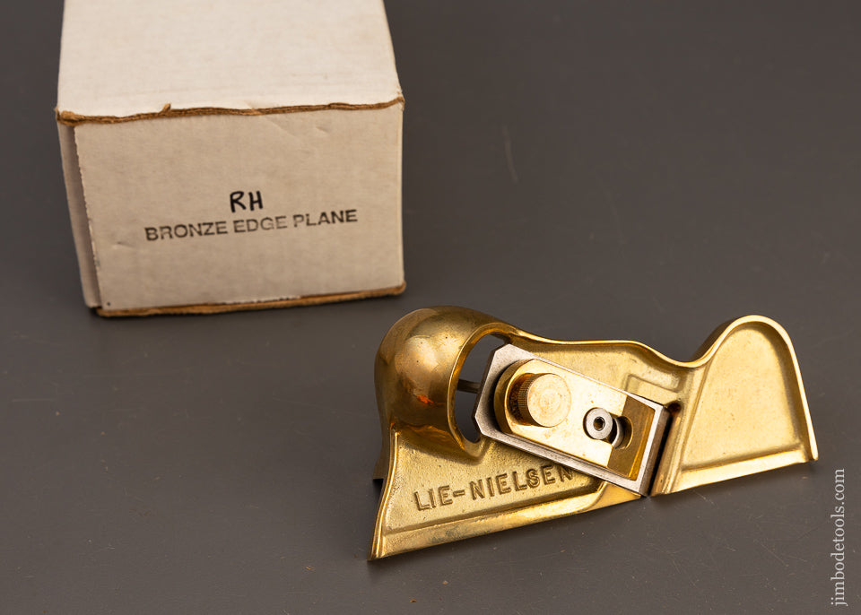 LIE NIELSEN Right Hand Bronze Edge Plane Near Mint in Box - 111191