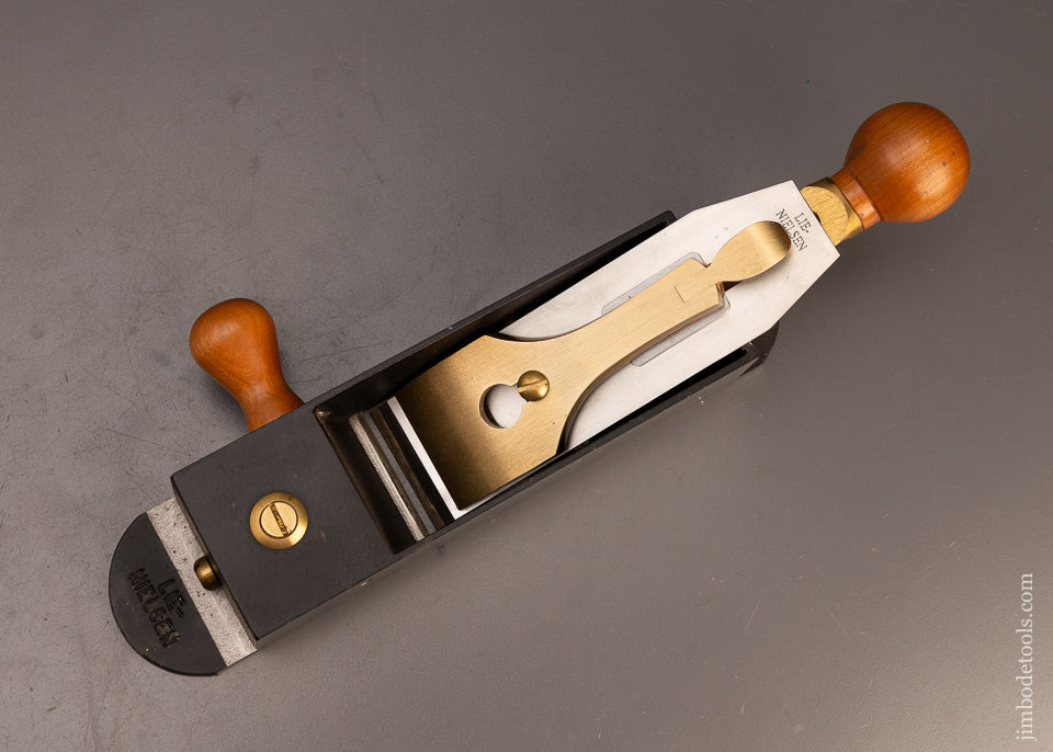 LIE NIELSEN Iron Miter Plane L-N 9 Mint in Box with Hot Dog & Side Handle - 111203