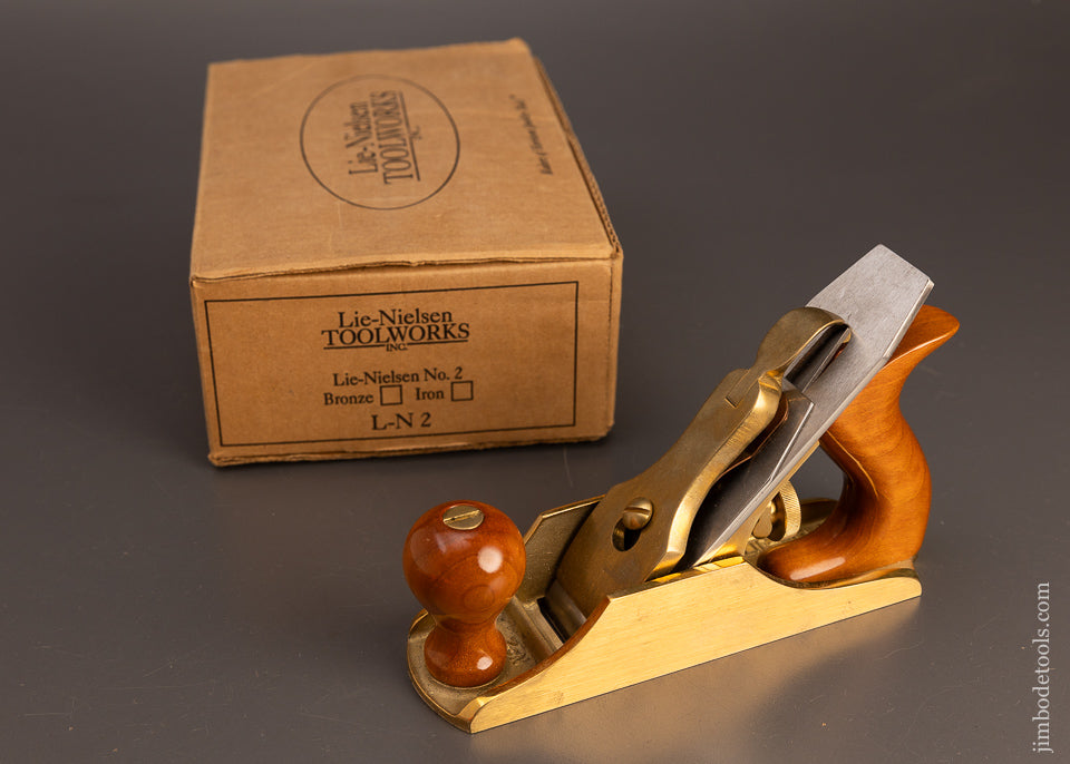 Bronze LIE NIELSEN No. 2 Smooth Plane Mint in Box - 111206