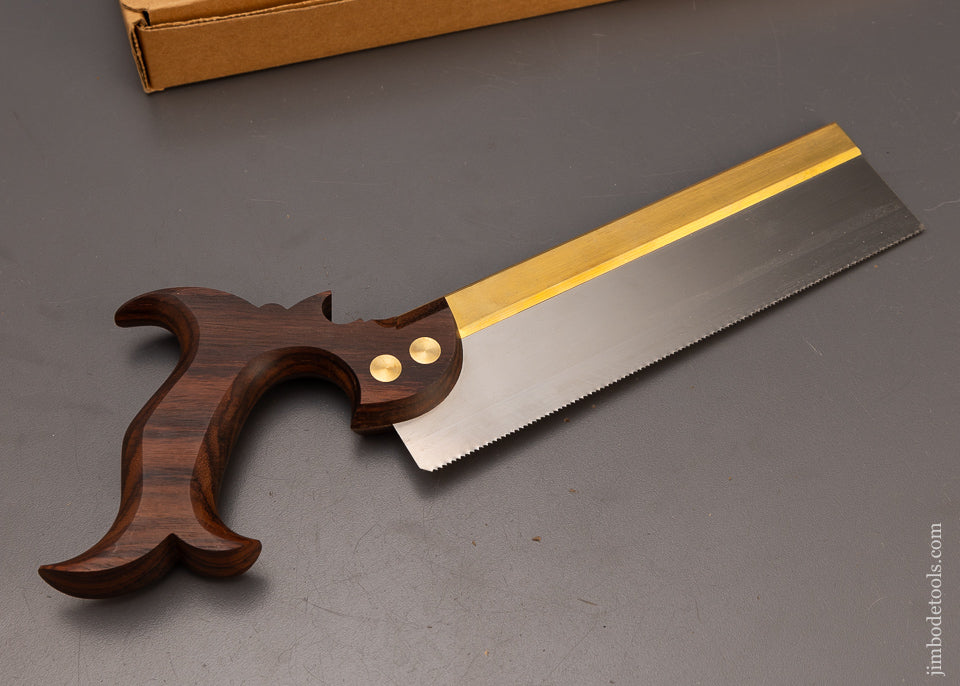 LIE NIELSEN INDEPENDENCE Brass Back Dovetail Saw Mint in Box with Rosewood Handle - 111222