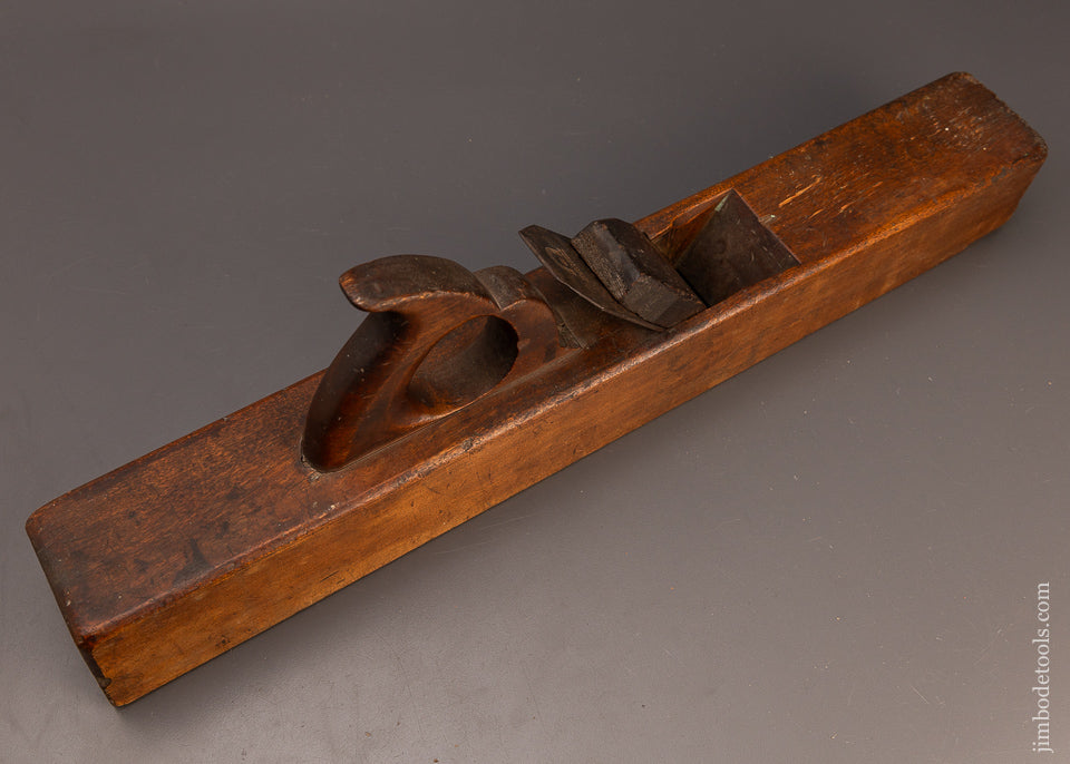Very Rare 18th Century Bench Plane by I. LINDENBERGER PROVIDENCE - 111240