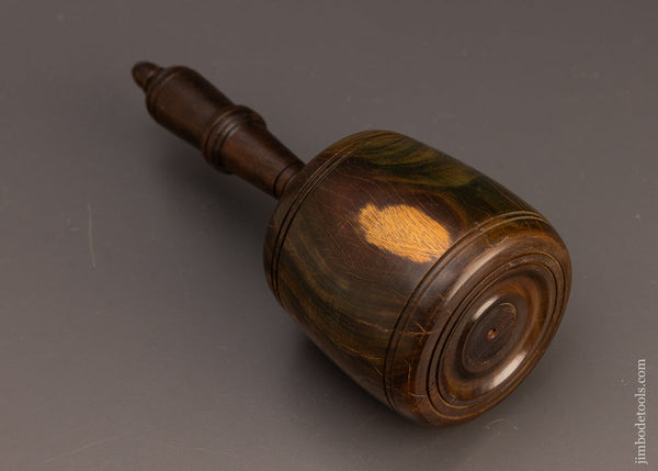 Fancy Lignum Vitae English Carving Mallet 1 Pound 7 Ounce - 111247