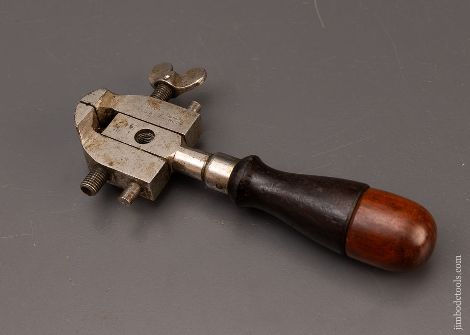 MILLERS FALLS Rosewood Handled Hand Vise with 8 Bits - 111257