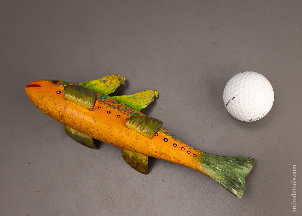 Swimming Fish Decoy by ROBERT LINDNER, Clarence, N.Y. - 111260