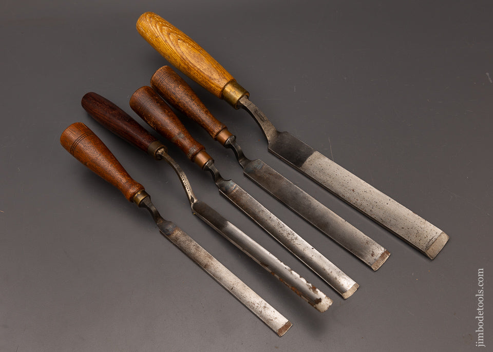 5 Good Pattern Maker’s Crank Neck Paring Gouges - 111273 – Jim Bode Tools