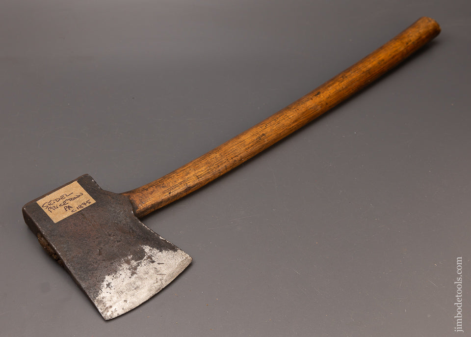 Ca. 1875 Felling Axe by J.B. SEIDEL Pricetown, PA - 111291
