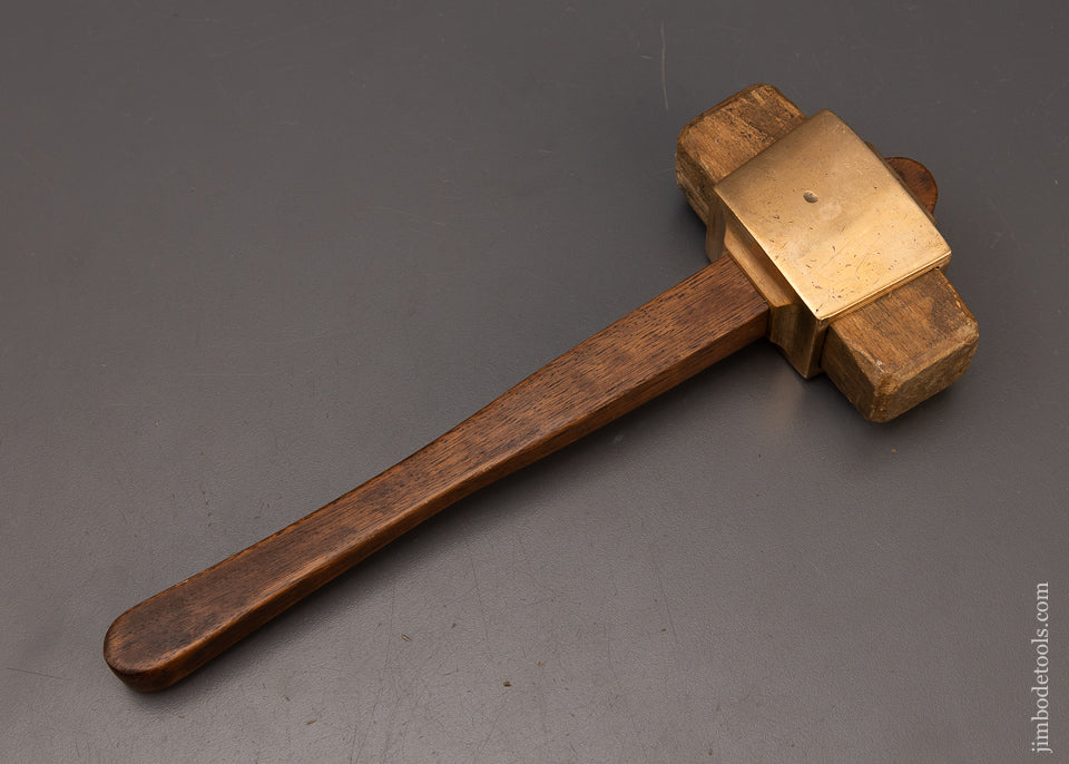 1 1/2 Pound Brass STUDLEY CHEST STYLE Mallet - 111321