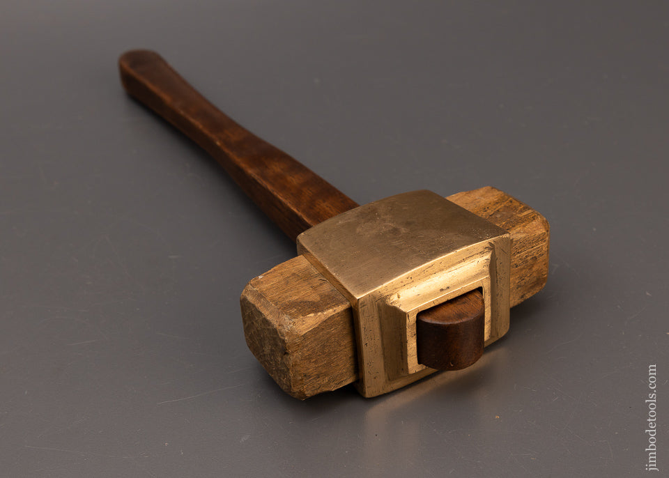 1 1/2 Pound Brass STUDLEY CHEST STYLE Mallet - 111321