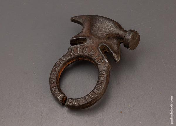 Rare Patented Hammer GLASKIN MFG. CO. ATOMIC Fencing Hammer - 111327