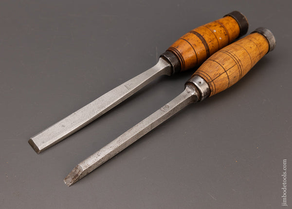 Great Set of 2 Dutch Mortise Chisels - 111335