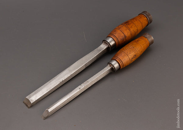 Great Set of 2 Dutch Mortise Chisels - 111338