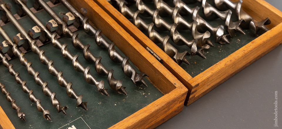 Complete Set of IRWIN Auger Bits Near Mint in Original Box - 111371