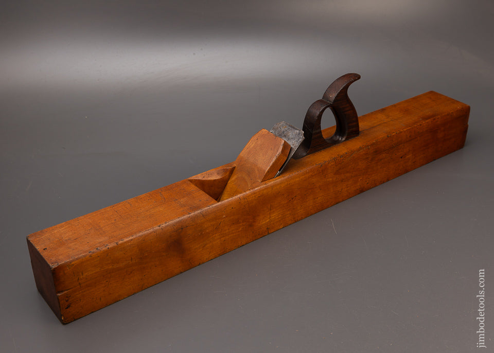 Massive 13 Pound Solid Boxwood 30 Inch Jointer Plane J. DAVIS - 111379