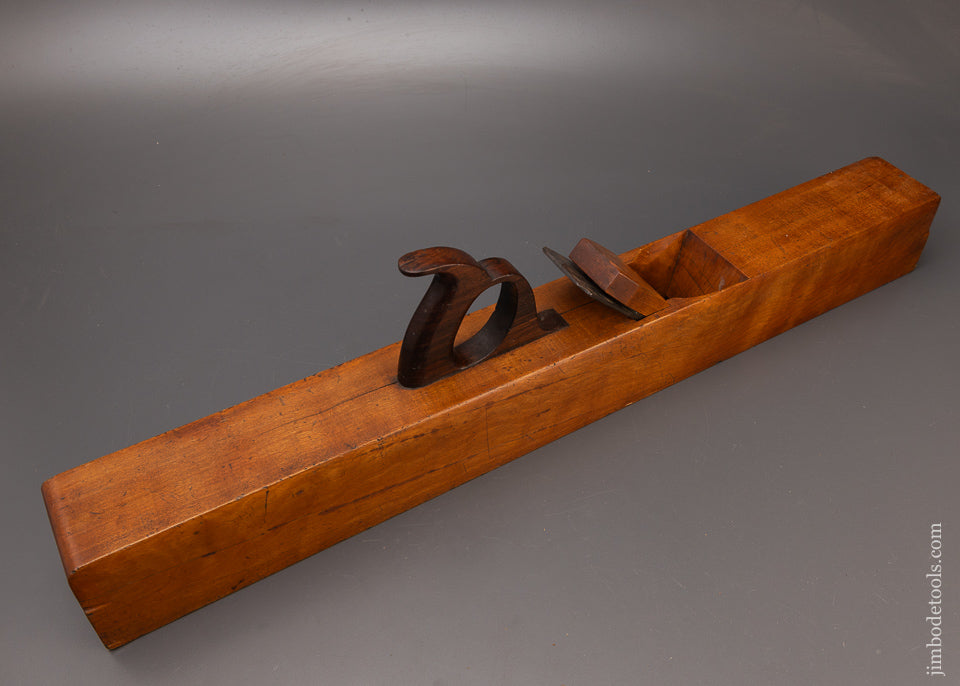 Massive 13 Pound Solid Boxwood 30 Inch Jointer Plane J. DAVIS - 111379