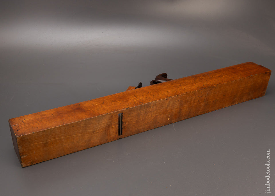 Massive 13 Pound Solid Boxwood 30 Inch Jointer Plane J. DAVIS - 111379