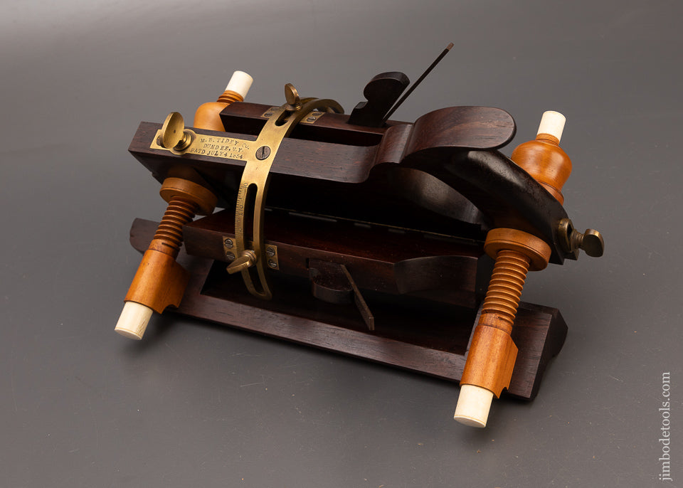 Spectacular Rosewood M.B. TIDEY Double Beveling Plane by JIM LEAMY - 111382