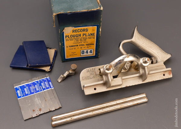 RECORD No. 044 Plow Plane Near Mint in Box 100% Complete - 111384