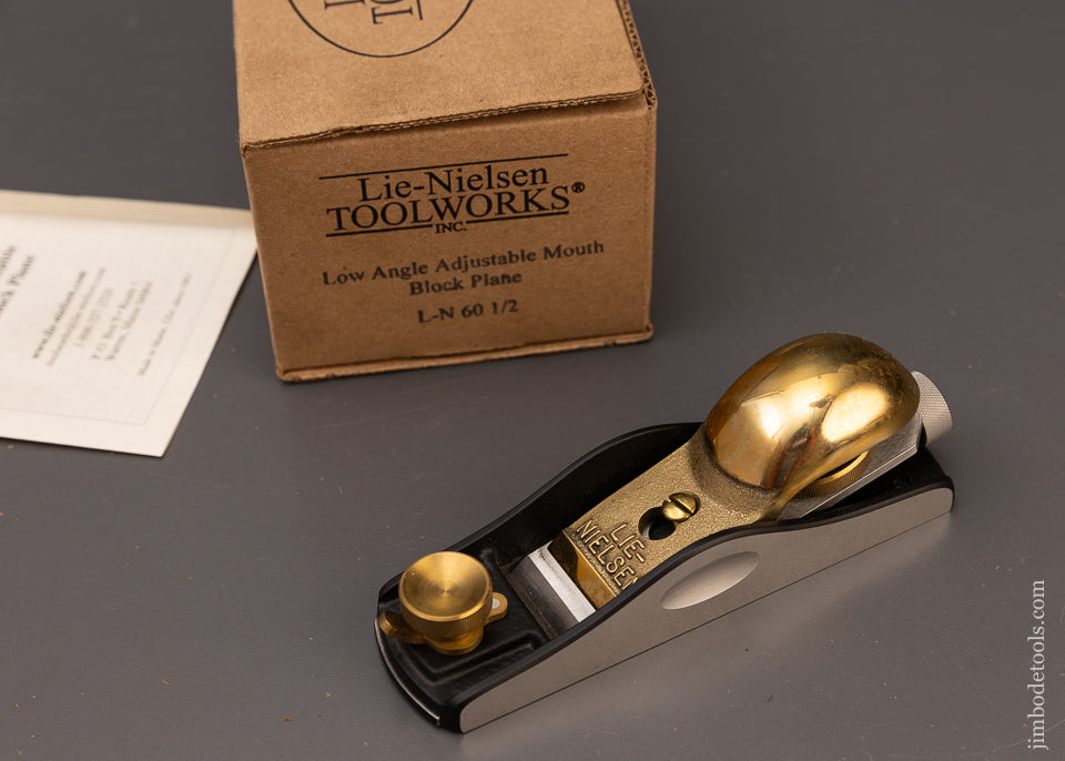 Near Mint in Box LIE NIELSEN No. 60 1/2 Low Angle Block Plane - 111408