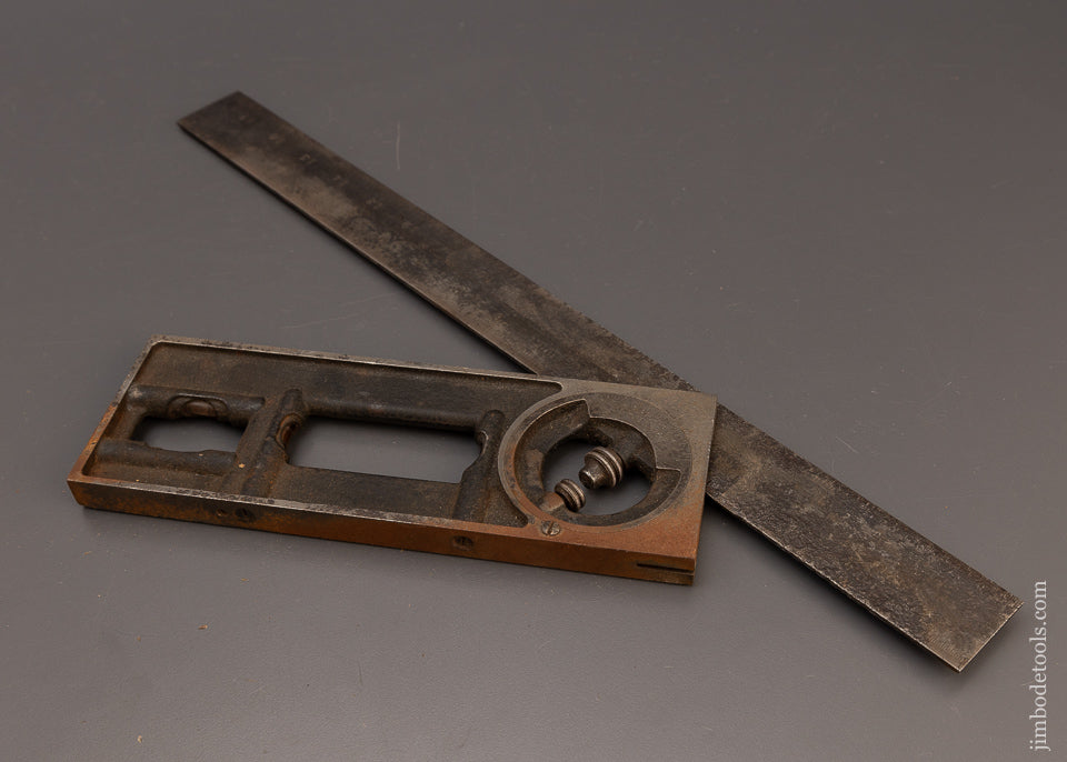 STARRETT No. 439 Builder’s Square & Protractor with Proper 18 Inch Rule - 111420