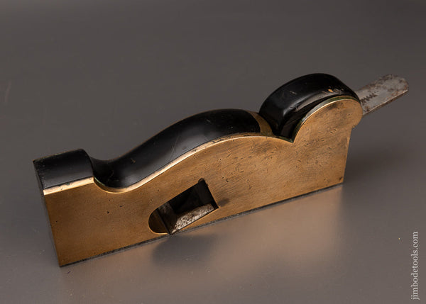 Beautiful Gunmetal & Ebony Low Angle Shoulder Plane by C.W. - - - - GEWAY MAKER LONDON - 111434