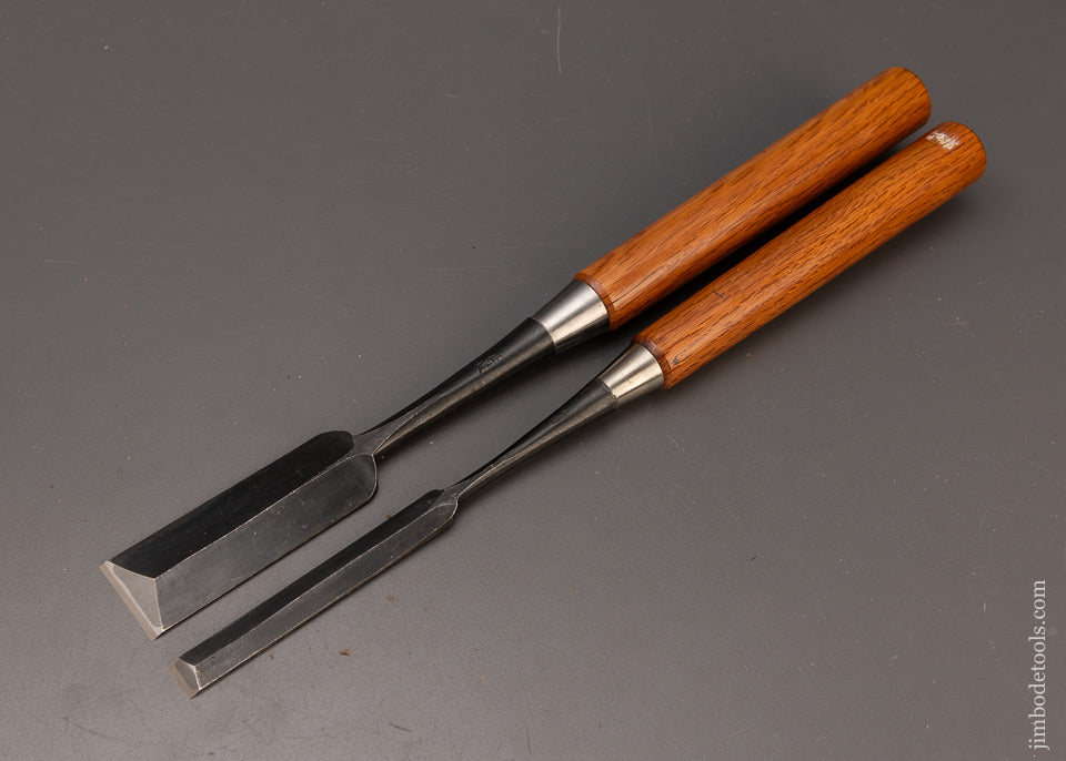 Mint Pair of Japanese Paring Chisels by FUGIHIRO - 111444